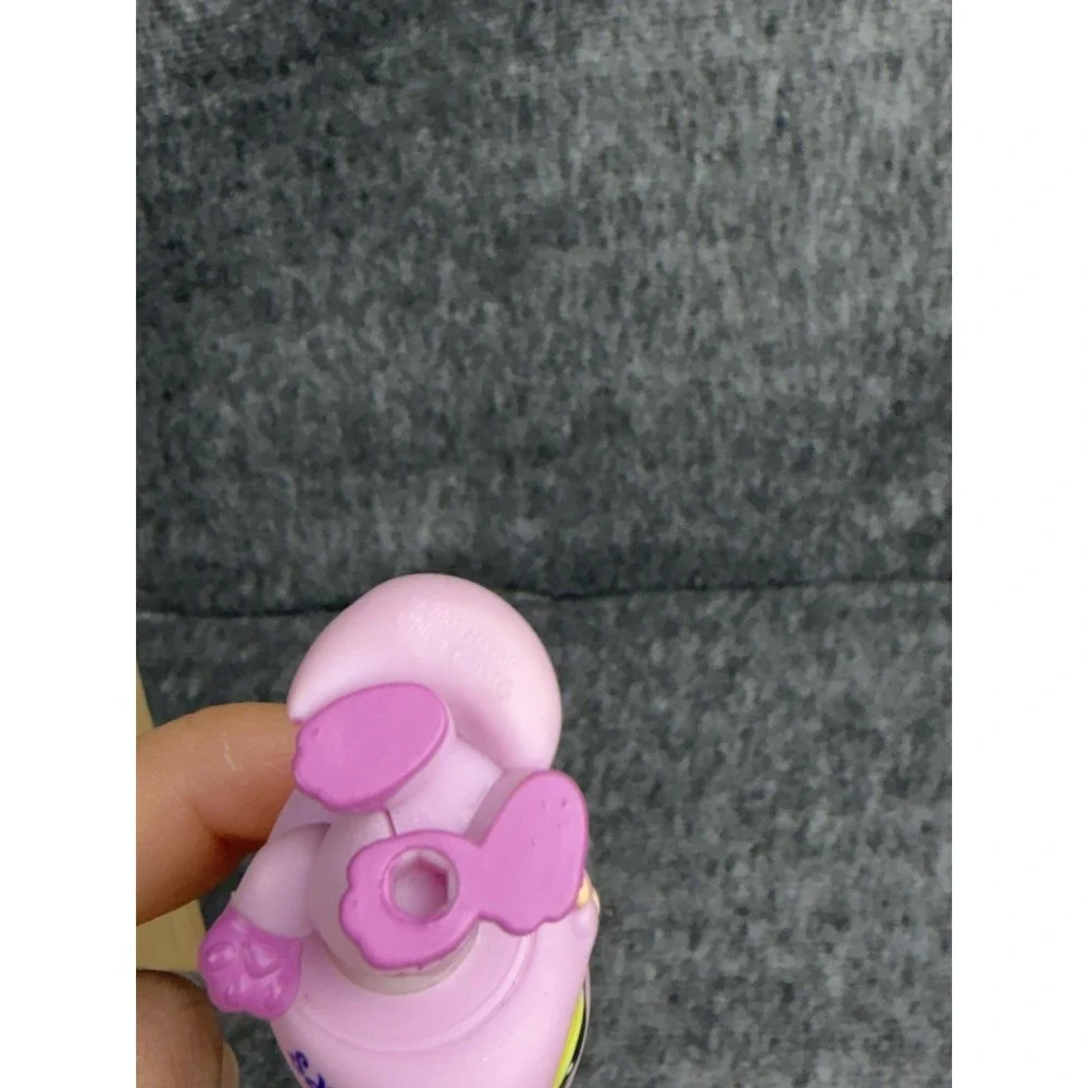 Littlest Pet Shop Pink Cat #1745 Figure Hasbro Yellow Eyes 2008 LPS Toy